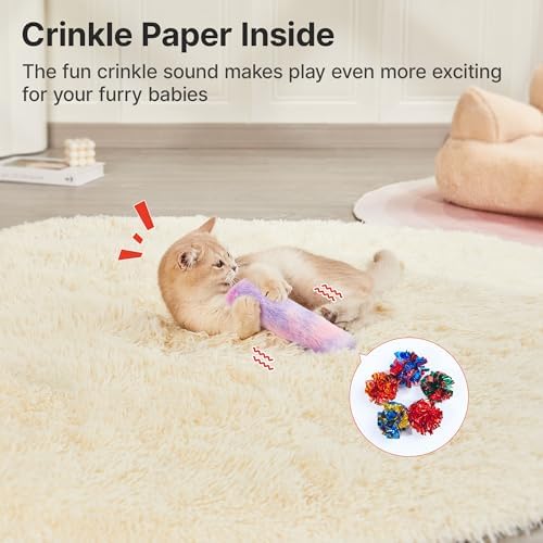 Potaroma Cat Toys Pillows, Catnip Inside, Interactive Indoor Fun