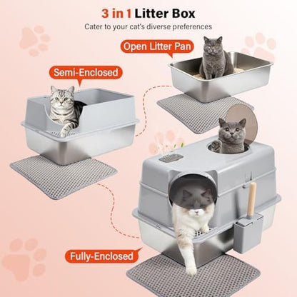Stainless Steel Litter Box