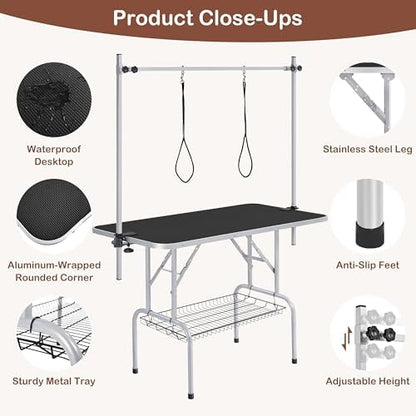 Yaheetech 46'' Dog Grooming Table