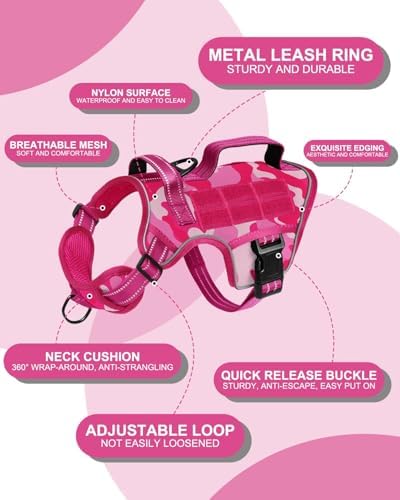 Dog Harness, Tactical No Pull for Small Sized Dog