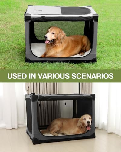 33 x 25 x 25 Inch Collapsible Soft Dog Crate