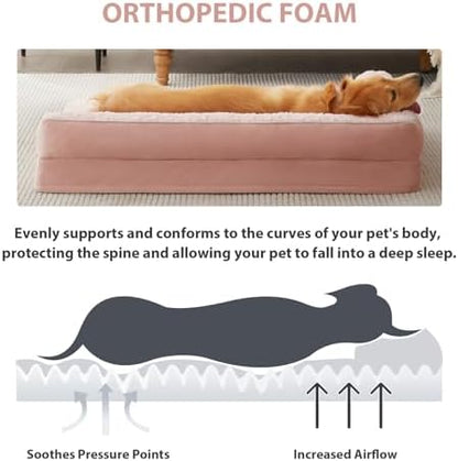 BFPETHOME Orthopedic Washable Dog Bed, Sleeping Couch