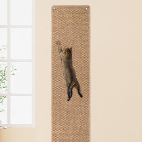 FHTONGE 71x15.8" Thickened Cat Wall Climbing Carpet