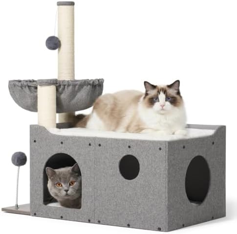 Veehoo 31.9" Small Cat Tree Condo