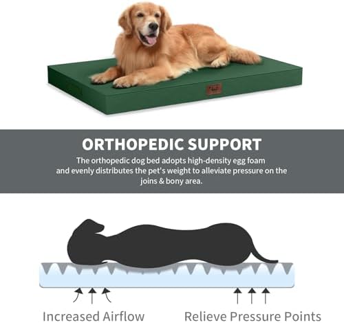 Large Waterproof Orthopedic Dog Bed