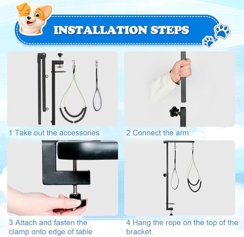 Breeze Touch Dog Grooming Table Arm