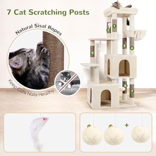 Globlazer Heavy Duty Cat Trees for Big Cats Maine Coon