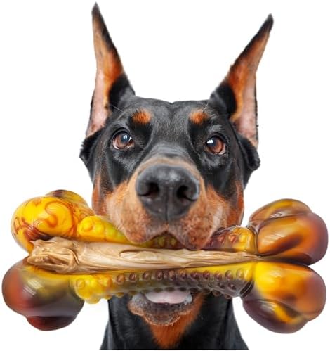 Dog Toys for Aggressive Chewers, Indestructible Dog Chew Toys for Large Medium