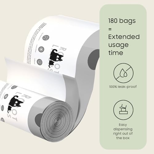 180 Pack Automatic Litter Box Bags Fit