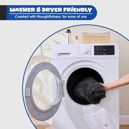 Dog Towel for Drying Dogs, Absorbent Microfiber Bath Towel, Hand Pockets