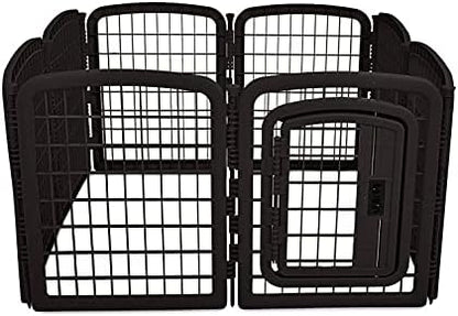 Amazon Basics 8-Panel Octagonal Plastic Pet Pen Fence Enclosure