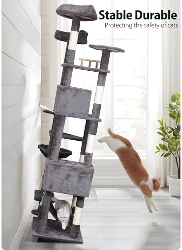 Meecal Cat Tree, 79in Large Tower