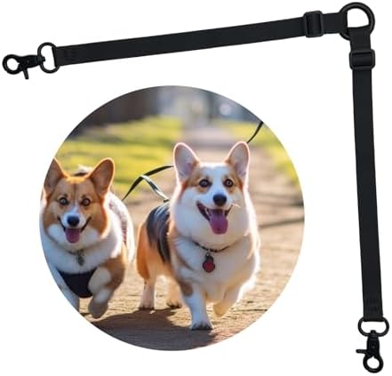 Double Headed Hook pet Safety Nylon 2-Way Coupler