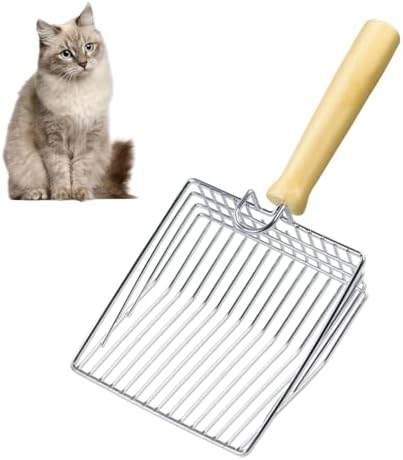 Cat Litter Scoop, Stainless Steel Metal Mesh Scoop