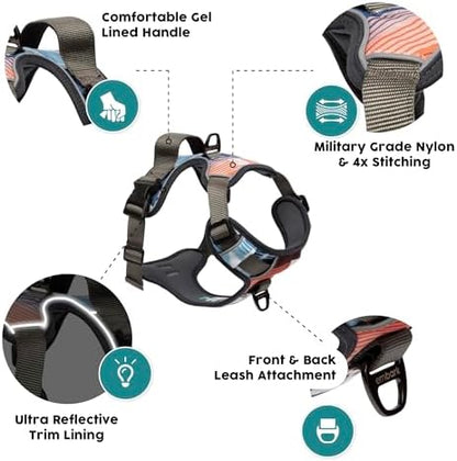 Embark No Pull Dog Harness, Reflective Adjustable Training Vest, No Choke