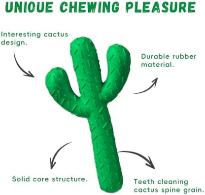 MewaJump Dog Chew Toys, Durable Rubber Dog Toys