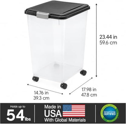 IRIS USA Dog Food Storage Container, Made in USA