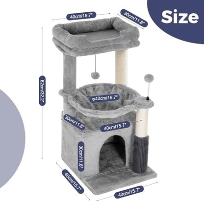 Cat Tree 32” Small Cat Tower