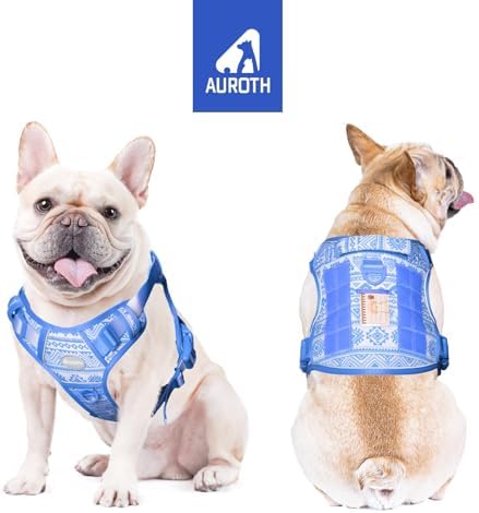 AUROTH Dog Harness for Small Medium Dogs, Tactical No Pull Dog Vest