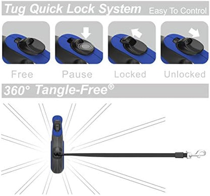 TUG Original Retractable Dog Leash, 16 ft