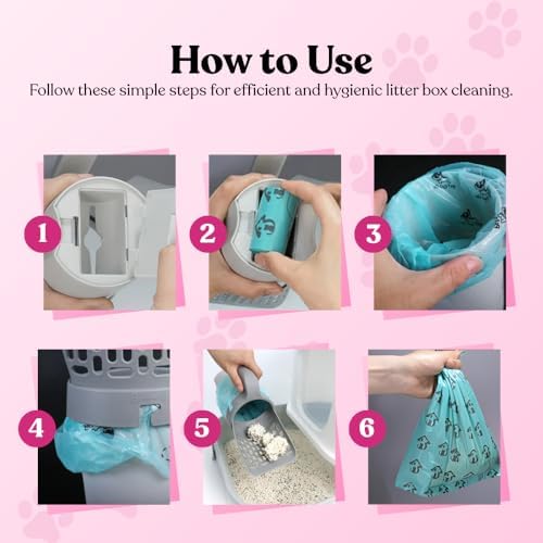 Cat Litter Scooper with Holder