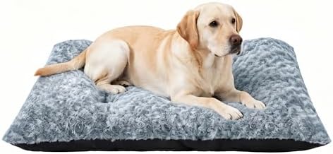 Dog Bed Washable Pet Bed for Medium Dogs, Sea Blue L