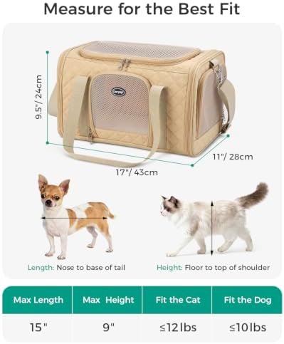 Cat Carrier Airline Approved, Soft Pet Carrier