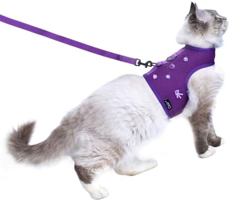 Cat Harness and Leash Set for Walking Escape Proof