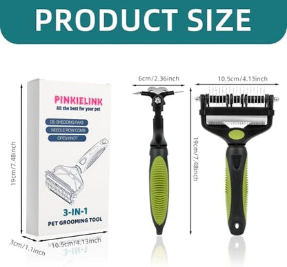 3-IN-1 Pet Grooming Tool