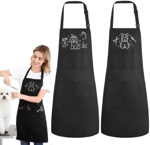 Dog Grooming Apron Waterproof Hair Resistant