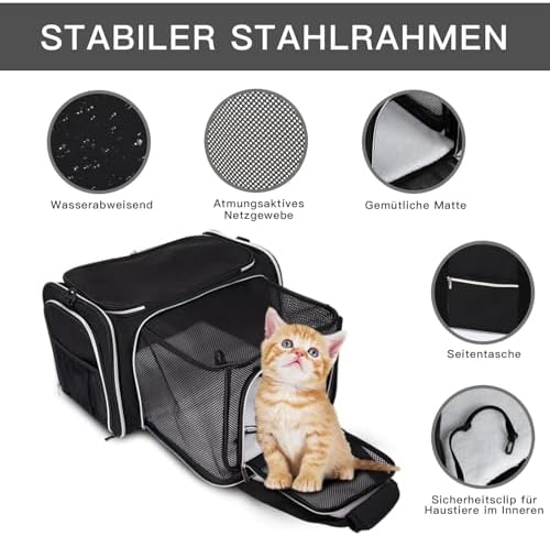 BAGLHER Expandable Cat Carrier