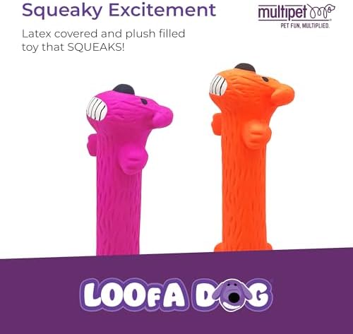 Multipet Original Loofa Latex Dog Toy