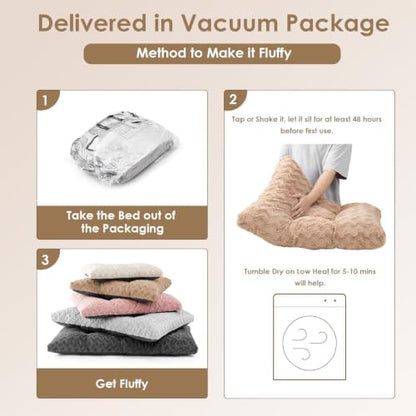 EHEYCIGA Washable XL Dog Beds Large Sized Dog, 44x32 Inch Pet Bed