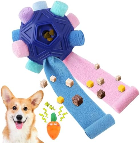 Dog Snuffle Ball-Interactive Puzzle Dog Toys Encourage Natural Foraging Skills