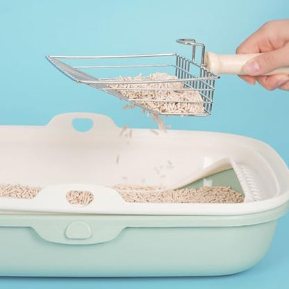 Cat Litter Scoop, Stainless Steel Metal Mesh Scoop