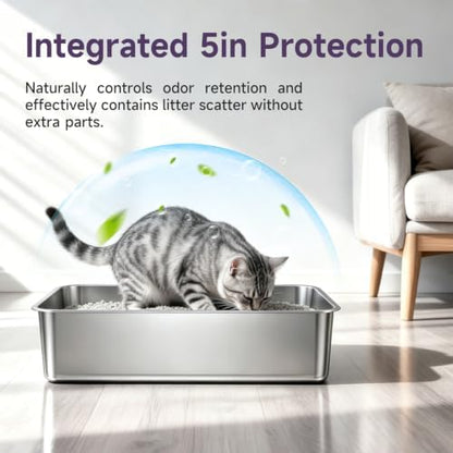 Stainless Steel Cat Litter Box