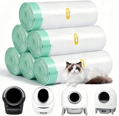 Robot Cat Litter Box Liners, 2.8 MIL Thick