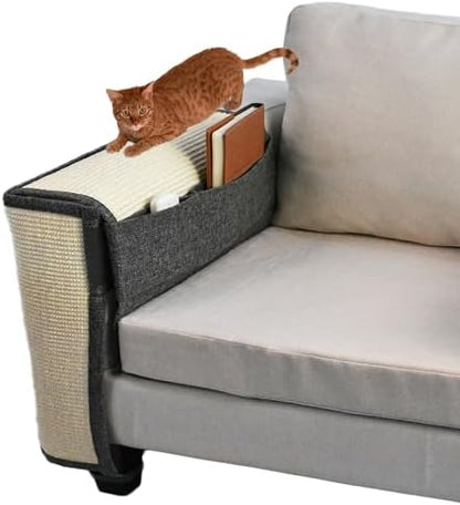 Upgraded Cat Scratch Sisal Sofa Protector, Furniture Couch Protector from Cat