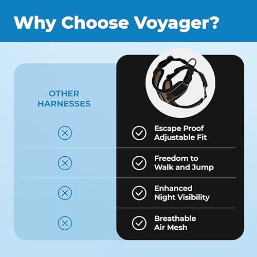 Voyager Escape-Proof Step-in Cat Harness & Leash