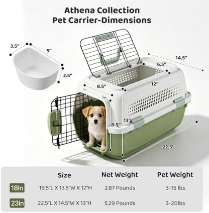 Athena Collection 23" Hard-Sided Pet Carrier