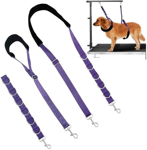 Dog Grooming Belly Strap Belly Band & Loop 3 Sets Adjustable Dogs Groomer