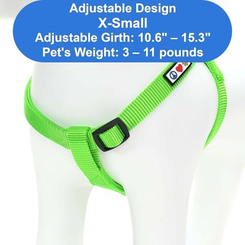 Pawtitas Solid Step-in Dog Harness – Adjustable No-Pull Vest