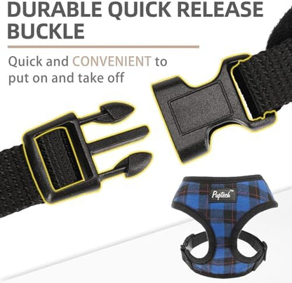 PUPTECK Small Dog Harness and Leash Set No Pull