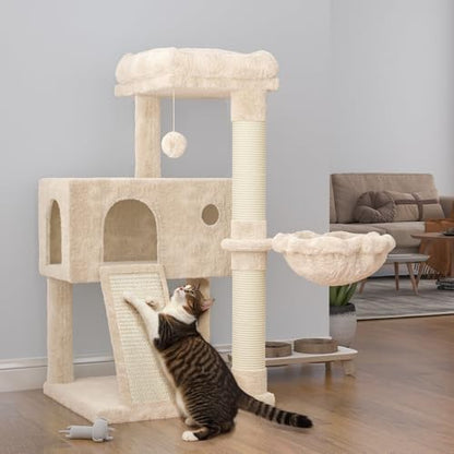 SHA CERLIN Cat Tree 36 Inches Cat Tower