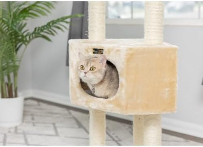 Aeromark 3 Tier Cat Tree Armarkat A5201 Real Wood Scratch