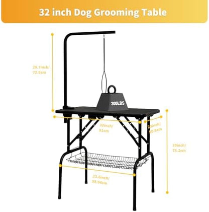 Baohe-32 Inch Dog Grooming Table