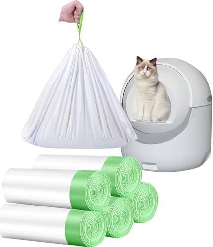 Super Thick 2Mils Drawstring Litter Box Liners