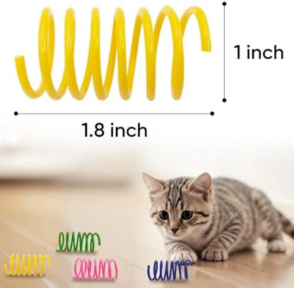 Cat Spring Toys 90 Pack, Interactive Toys