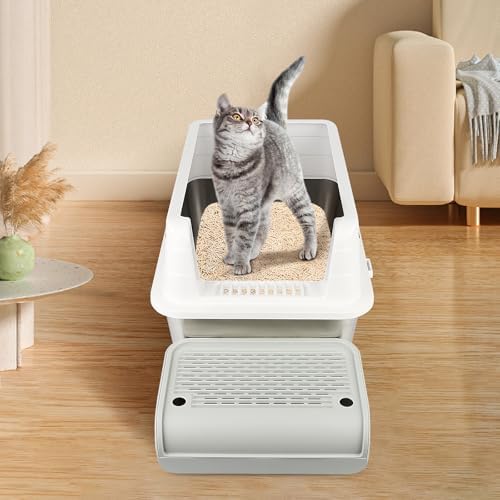 Litter Box Step, Cat Step Ramp Catcher