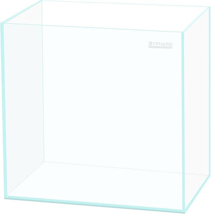 Tall Rimless Aquarium 3 Gallon, Ultra Clear Low Iron Nano Fish Tank for Betta, L7.9×W7.9×H11.8 Glass Thickness 5mm with EVA Foam Leveling Mat